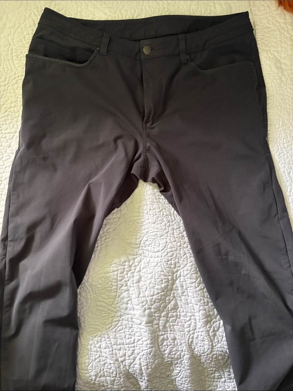 Men's Slim ANC Stretch Chinos in Charcoal Gray
